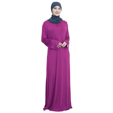 عباية نيدا عالية الجودة فستان متواضع أزياء إسلامية لعيد رمضان ملابس إسلامية للنساء مقاس كبير رداء رمضان بأكمام طويلة