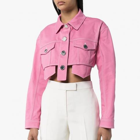 Fashion Denim Jacket Crop Tops  Crop Denim Jacket Women  Womans Designer Crop Jacket  Jackets  