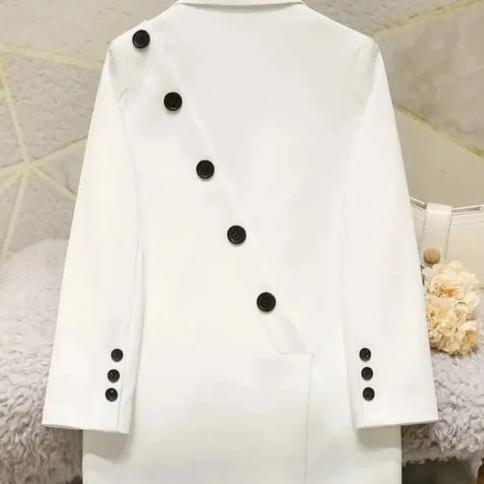 Xfpv New Women Blazers Coat  Design Sense Lapel Loose Fit Jacket Fashion Tide Autumn 2023 2p9520