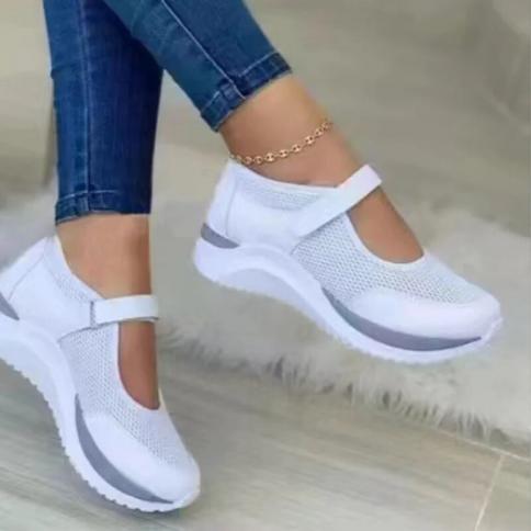 Breathable Mesh Shoes Women Casual Platform Sneakers 2023 New Autumn Outdoor Travel Walking Footwear Large Size Vulcaniz