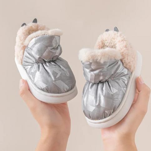 Novo 2024 inverno sapatos de algodão para crianças moda antiderrapante tornozelo botas meninos meninas quentes do bebê primeiro 