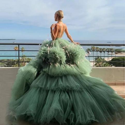 Puffy Ball Gown Prom Dresses  Puffy Prom Strapples Dresses  Puffy Ball Dress Evening  Dresses  