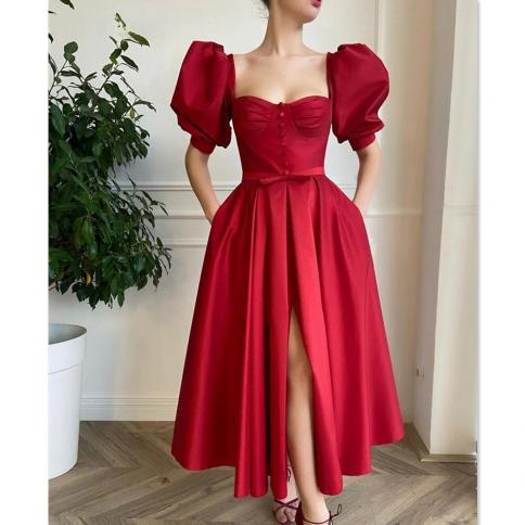 Women Dresses For Party And Wedding Graduation Dress Elegant Gowns Prom Gown Robe Formal Evening Short Luxury Suitable R