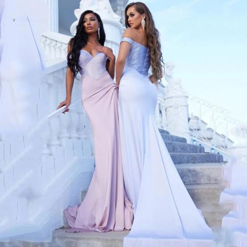 Wedding Party Dress Women Elegant Luxury Prom Dresses 2023 Robe Evening Gown Formal Long Suitable Request Occasion Women