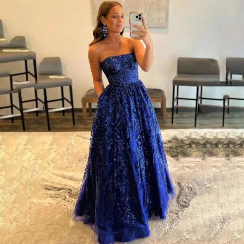 New Evening Dresses 2023 Prom Dress For Women Robe Elegant Gown Formal Party Long Luxury Suitable Request Occasion Weddi
