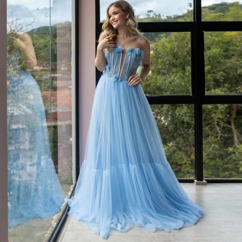 Long Evening Dresses Luxury 2023 Graduation Dress Ball Gown Elegant Gowns Prom Formal Cocktail Occasion Women Suitable R