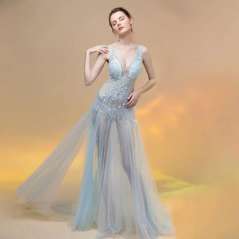 Women's Elegant Dresses For Prom New Evening Dresses 2023 Wedding Dress Party Evening Elegant Luxury Celebrity Ball Gown