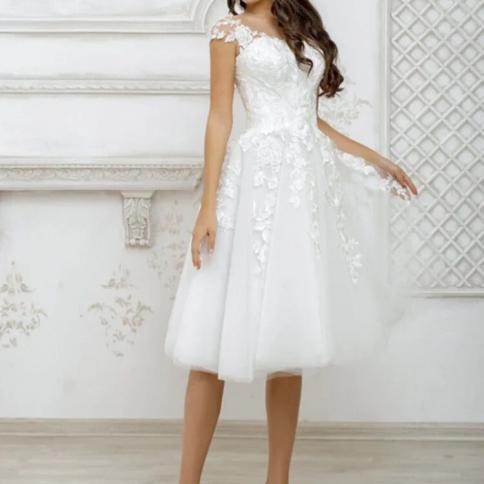 Very Elegant Evening Dresses For A Wedding Dress 2023 Robe Bride Women Suitable Request Weddding Brides Party Women's Wo
