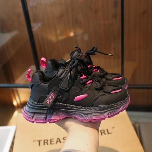 New Children's Sneakers Boy Girl Casual Sport Shoes Outdoor Walking Hiking Lightweight Comfortable Fashion Popular Kid S