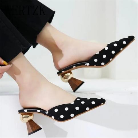 Black White Shoes Womens Heels  White Womens Shoes Pointed Toe  High Heel Pointed  