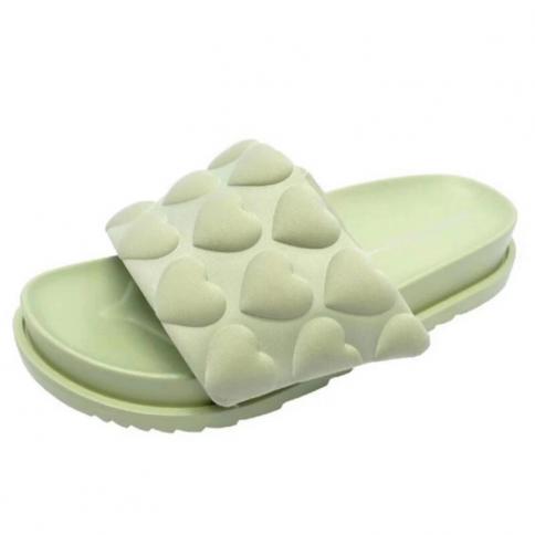 2023 Luxury Brand Women Slippers Summer Outdoor Versatile Anti Slip Durable Slippers Beach Sandals Home Slippers Heart S