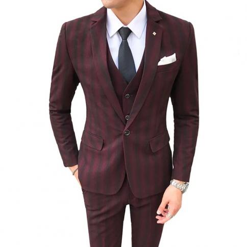Business Casual Suit Three Suits  Three Piece Suit Men Coat  Men Business Blazers  