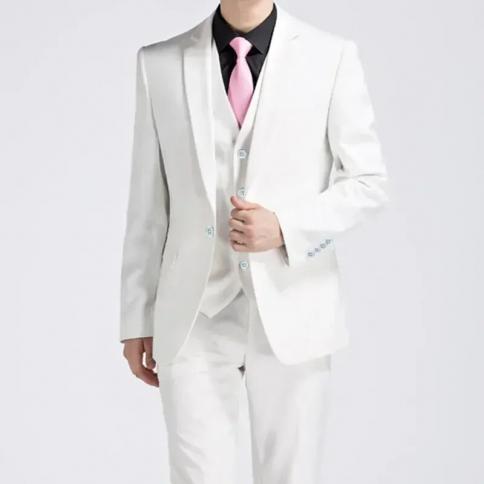 2023 Famous Brand Men Blazers Wedding Groom Plus Size M 6xl 3 Pieces Jacket Vest Pant Slim Fit Business Casual Tuxedo Su