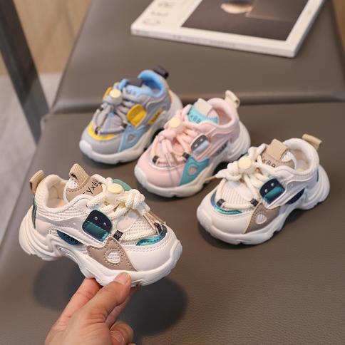 נעלי ילד לתינוק נושמות נעלי ספורט סיבתי לילדים נעלי ספורט לפעוטות תינוקות סתיו נעלי ריצה נוחות