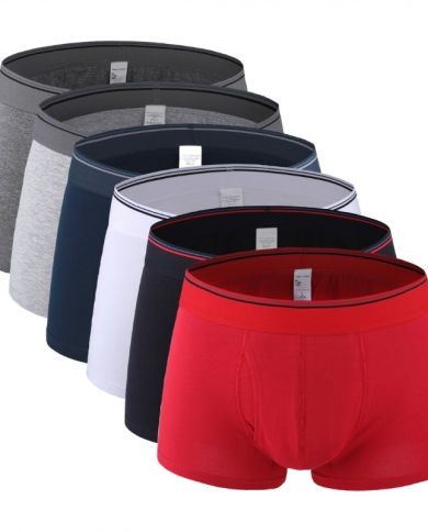 6 peças novas roupas íntimas masculinas de qualidade marca moda cueca boxer calcinha masculina plus size algodão L 6xl