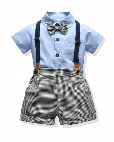 Baby Kids Clothes Boy Suit Set Summer New Shirt Shorts 