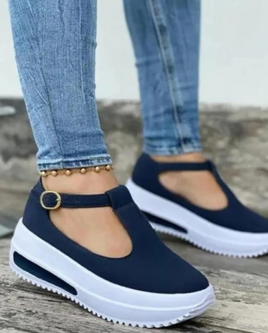  Summer Platform Women Shoes Thick Bottom Flat Shoes Ladies Wedges Sandals Buckle Strap Casual Female Footwear Shake Sho