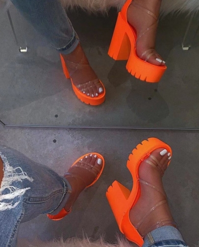 Sandales femmes 2022 été nouvelles femmes sandales à talons hauts mode sandales mode tendance Banquet fête femmes chaussures Wom