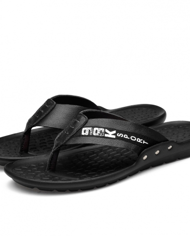 Leather Sandalias Summer Couro Para Men Sandals Men Hombre Herren Rubber Erkek Beach Sandles Sandals Rasteira Teenslippe