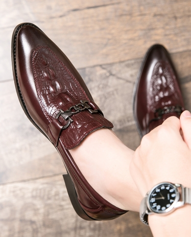 Zapatos De punta estrecha De alta calidad, Zapatos De vestir De negocios cómodos, Zapatos Oxford italianos para Hombre, Zapatos 