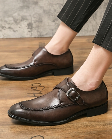Luxury Mens Patent Leather Monk Strap Loafers Casual Moccasins Oxfords Driving Shoes Wedding Party Prom Flats Zapatos H