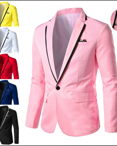 Fashion New Man Business and Casual Suit Best Man Wedding Suit Jacket Button Mens Fashion Suit Jacket Men Clothing