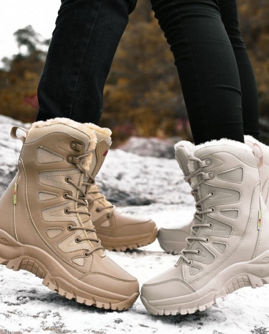 Combat Boots Men Tactical Military Army Hunting Trekking Camping Mountaineering Women Winter Work Shoes Boot Botas Homem