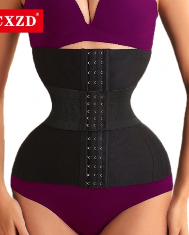 Cxzd Waist Trainer Weight Loss Bustiers Modeling Strap Steel Boned Corsets Band Body Shapers Slimming Tummy Control Belt