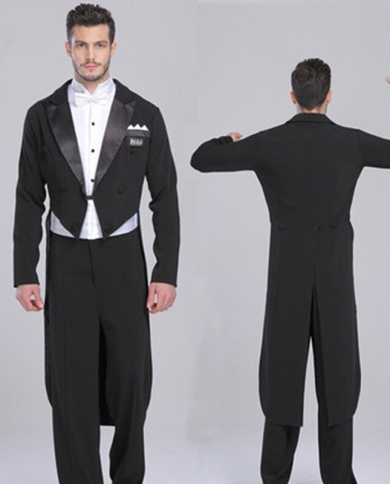 New Mens Tuxedo Swimsuit Dress Smoking Masculino Standard Dance Men Suit Black Two Pieces Mens Wedding Suits Jacketpan