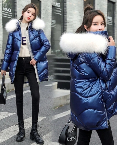 Parka Autumn Winter Jacket Women Clothes Vintage Warm Coat Female Womens Down Cotton Jacket Warm Thick Long Parkas Over