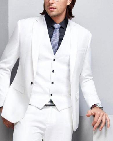 New Arrival Groom Tuxedo Burgundy Men Suits Wedding Suit Man Blazer Notched Lapel 3 Piece Jacket Pant Vest Terno Masculi