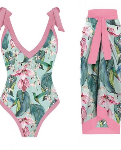 Muolux 2023 New Swimwear One Piece Swimsuit Women Cover Up Bathing Suit Swimming Suit Summer Dress Beachwear Monokini Sk