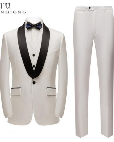 Tian Qiong 2022 New High Quality White Mens Casual Suit Mens Wedding Dress Large Size Mens Formal Suit Suit S 6xl