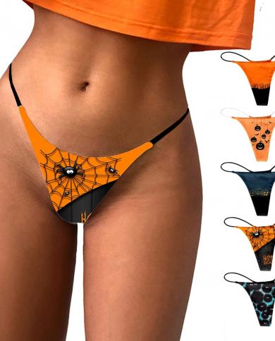  Low Waist Panties Women G Strings Comfort Breathable Seamless Thongs Lingerie Fashion Halloween Intimates Underwear L5