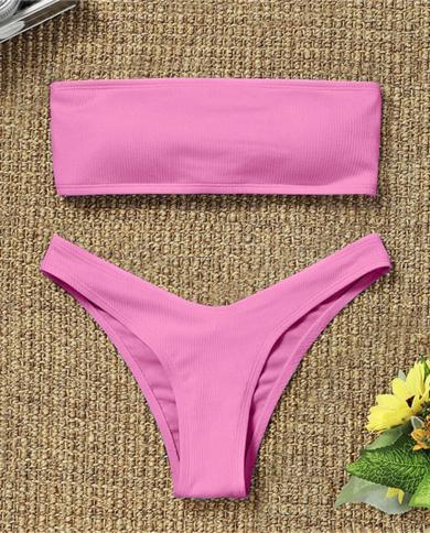 Bikini Swimsuit Beachwear Push Up Padded Bra Top Panties Swimming Underwear Bathing Suit Beach Wear Show Up Biquini Би
