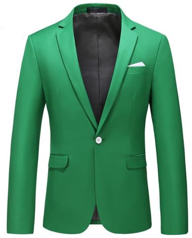 15 Colors Suit Jacket  Men Slim Fit Business Blazers Jacket Formal Office Casual Slim Fit Blazer 6xl Big Size Formal Bla