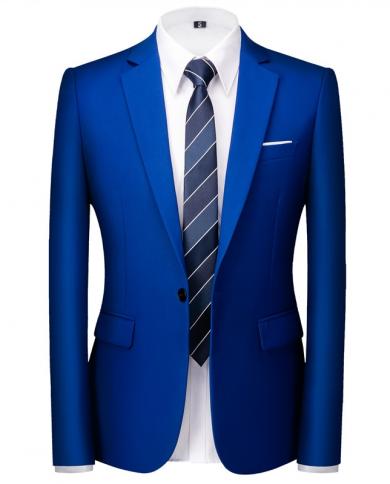 Plus Size 5xl 6xl Men Blazers 16 Colors Men Slim Fit Business Blazer Jacket Formal Office Social Party Casual Suit Jacke