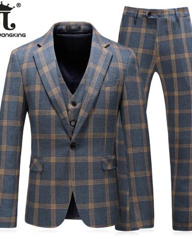  Jacket  Vest  Pants  Boutique Slim Suit Groom Fashion Wedding Prom Three Piece Suit Mens Formal Business Suit