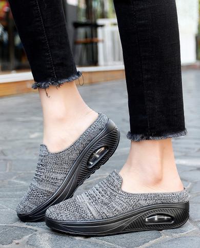 Women Wedge Slippers Premium Slippers Vintage Anti Slip Casual Female Platform Retro Shoes Plus Size Orthopedic Diabetic